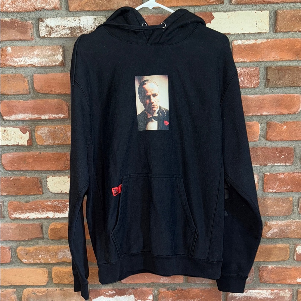 Black The Godfather Graphic Hoodie